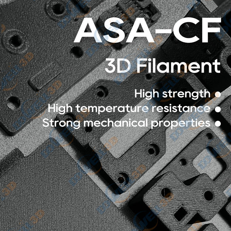 ASA Carbon Fiber Filament Black 1.75mm - 1kg